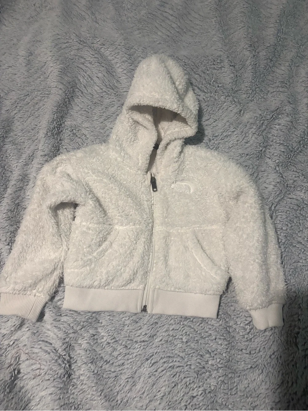 The North Face Toddler Sherpa Fleece Hoodie - White